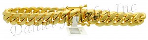 10mm Miami Cuban Link 18k Solid Bracelet