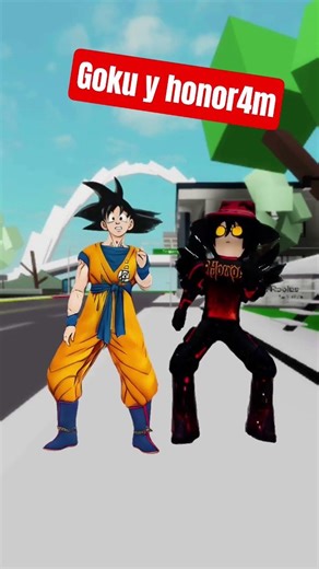 Goku llegó a ROBLOX #edit #dbz #roblox #Gameplay #trend