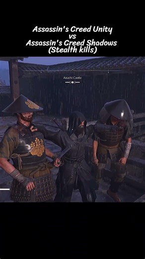 Assassin's Creed Unity vs Shadows stealth kills