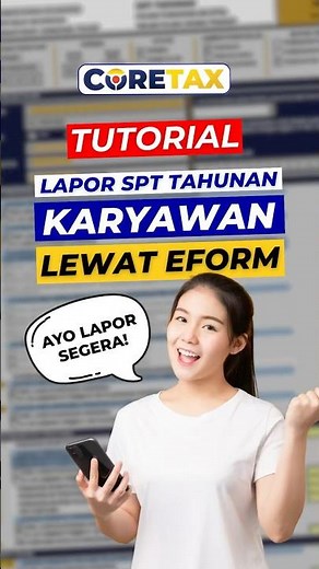 How to Report Employee Annual Tax Returns via Eform in CoreTax #shorts #coretax