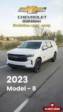 90 Years of the Chevy Suburban: Then vs. Now! 🔥 #short #Chevrolet #Suburban #CarEvolution #luxury
