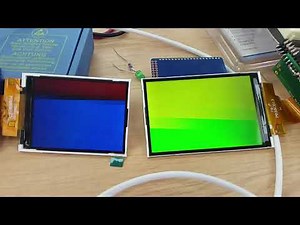 💡 TFT Display Speed Test (ST7789 vs ILI9488)