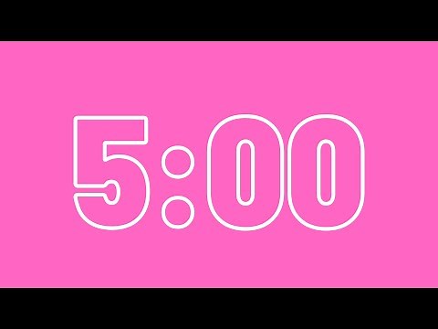 5 Minute Timer l Pink