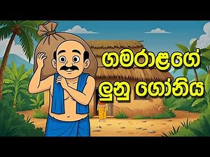 ගමරාළගේ ලුනු ගෝනීය | Sinhala Lama Kathandara | Sinhala Cartoon | Lama Katha
