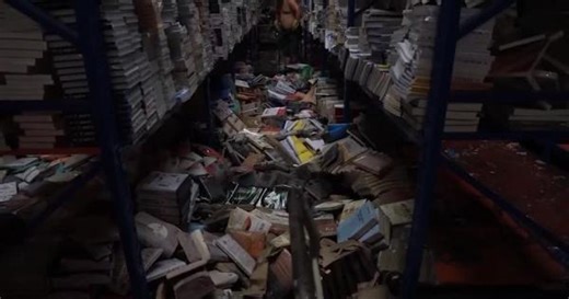 China's books warehouse 'heartbroken' over loss to floods