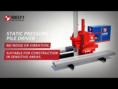 How a Silent Static Press-In Pile Driver Works – Green Foundation Piling