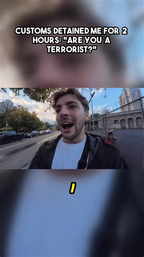 The ultimate travel warning for entering the US! 🚨 This creator got pulled aside at US Customs for *two brutal hours* after showing stamps from Pakistan and Bangladesh. Terrorist questioning? Absolutely wild interrogation over visas and vlogs! 😳 Major heads-up for future travelers: plan your return flight! Also, the NYC pedestrian signal is WHITE?! And the Dumbo view hunt ended with *multiple* red balloons... are we accidentally filming *It*? 🎈🏙️ Watch the full chaotic arrival story! #USTrav