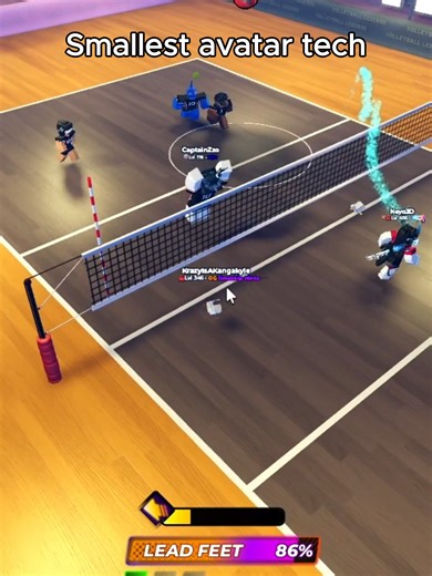 Smallest avatar tech #volleyballlegends #haikyuulegends #haikyuu #volleyball #bluelock #bluelockrivals #robloxvolleyball