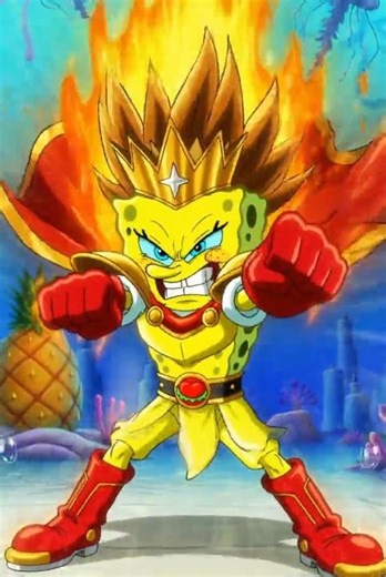 SpongeBob + Anime Style 🔥 Transformation
