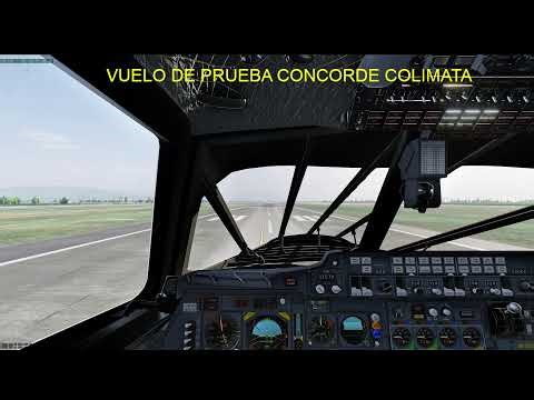 X-Plane 12 - Vuelo de Prueba Colimata Concorde