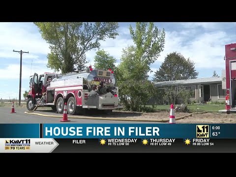 House catches fire near Filer