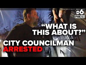 Bodycam shows arrest of Ohio city councilmember accused of sex crimes