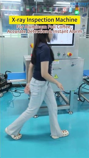 Detect through aluminum foil! X-ray finds metal, stone, glass & bone accurately. #xraymachine