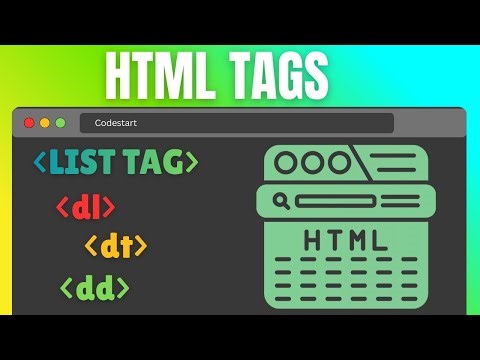 HTML Description List Explained | DL, DT & DD Tags | Beginners Tutorial #webdevelopment #htmltags