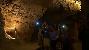 Join us as we journey through the breathtakingly beautiful Harrison's Cave on foot! | Harrison's Cave Barbados