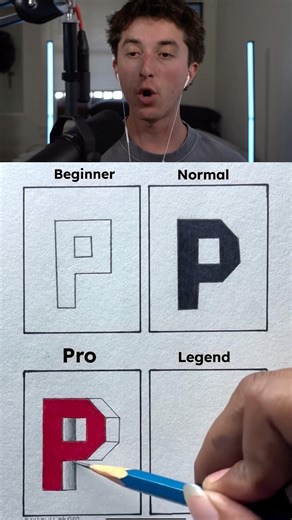 The Letter P Draw Challenge ✍️😱