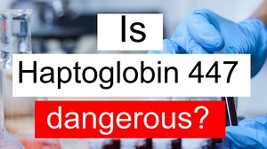 Is Haptoglobin 447 high, normal or dangerous? What does Haptoglobin level 447 mean?