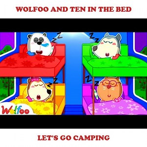 Wolfoo and Friends Channel - Ten in the bed