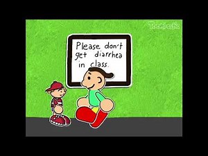 Billy messes with a school sign