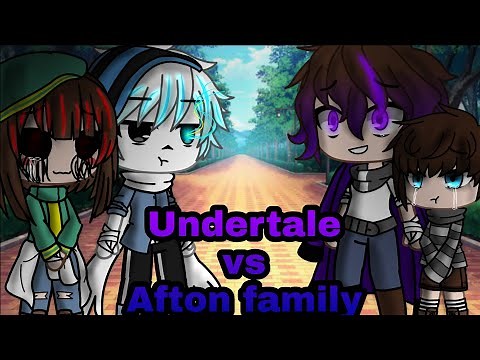 Afton family vs Undertale singing battle || Gacha club || 🇮🇹/🇬🇧