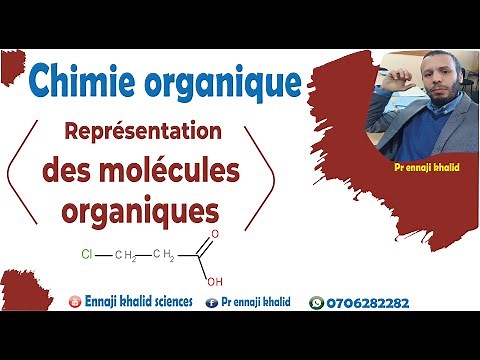 Représentation des molécules organiques chimie organique
