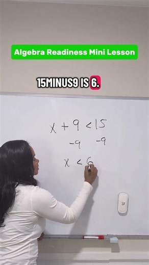 One-Step Inequality Practice | Algebra Readiness