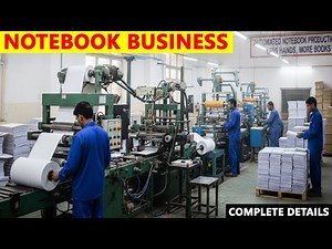 How To Start Notebook Manufacturing Business, Notebook Making Machine Price, Notebook, 08360540277