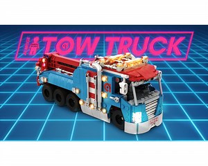 Almost Minifig Scale Tow Truck