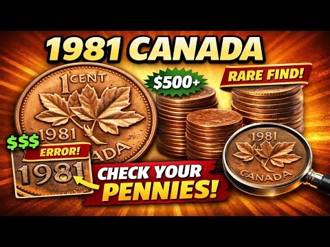 Canada 1 Cent 1981 Value 💰 | Rare Error Coins That Could Be Worth More