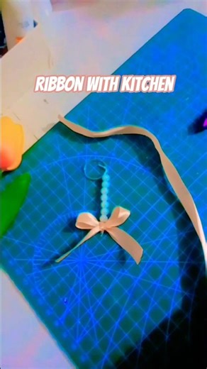 how to make keychain with ribbon