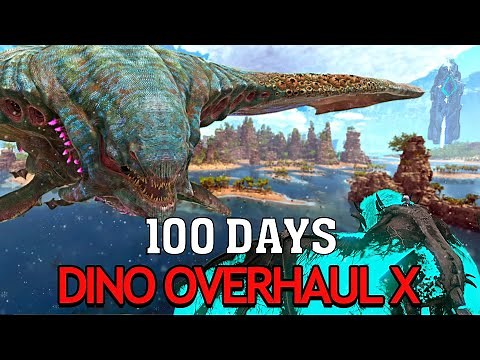 I Survived 100 Days In Ark DOX... Ark's Hardest Mod!