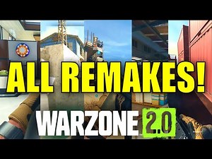 All Map Remakes in Warzone 2! Afghan, Terminal, Shipment, Rust, Showdown, Highrise, Dome, Quarry