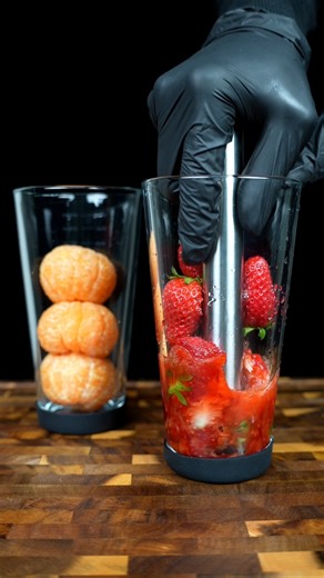Satisfying Strawberry & Orange ASMR 🍓🍊 | Fresh Fruit Punch