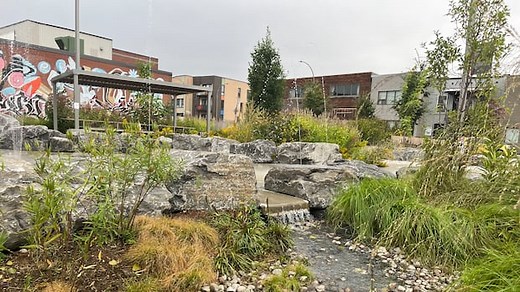 Montreal aims to curb flooding with 'sponge' parks like this