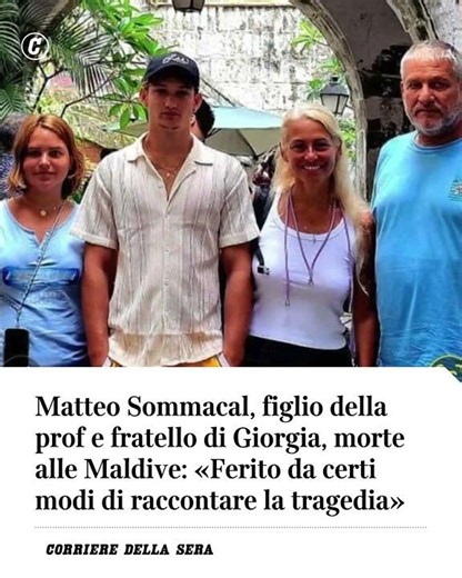 Il figlio e fratello di due sub morte alle Maldive: “Ferito da certi modi di raccontare la tragedia”