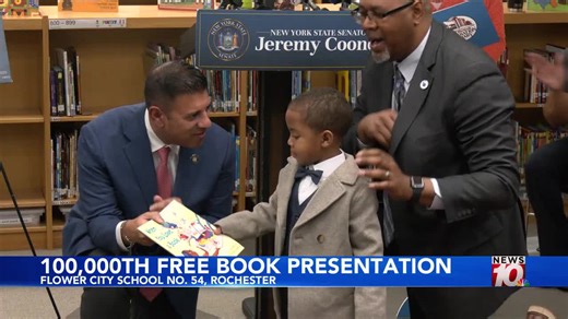 Rochester's Dolly Parton Imagination Library celebrates milestone: 100,000 free books given to preschoolers