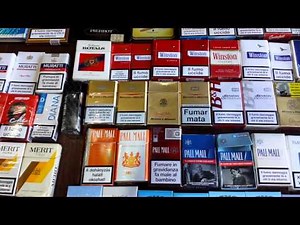 coleção marcas de cigarros