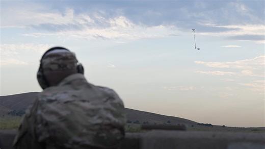 88K views · 1.6K reactions | Drone busting with balloons.  Here’s how students at the DOW’s Joint Counter-small Unmanned Aircraft Systems University at US Army Fort Sill use smart devices to increase their probability of knocking out enemy drones. READ MORE >> https://www.war.gov/News/Feature-Stories/Story/Article/4312674/drone-busting-smart-devices-work-together-to-knock-out-uas-threats/ | U.S. Department of War | Facebook