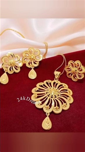24k gold chain set design 2026 #shorts