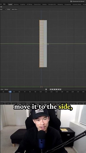 Creating and mirroring 3D character ears - how to make in Blender - 3.6: Goggles the DJ