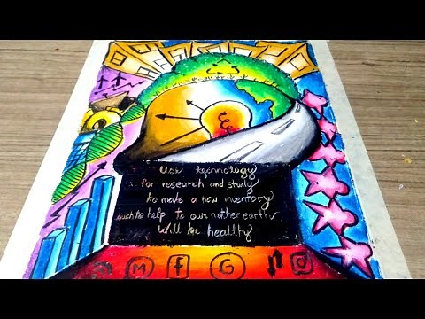 SCIENCE poster making and slogan about enabling technologies for sustainable development