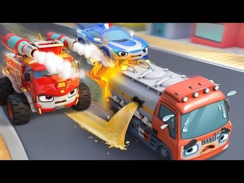 Tanker Truck Needs Help | 🚒🚓 Super Rescue Team | Nursery Rhymes & Kids Songs | BabyBus - Cars World