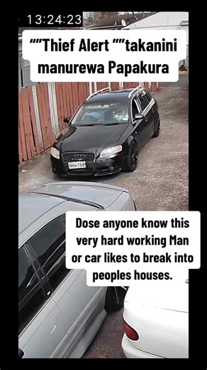 Alert at Takanini Train Station - South Auckland Thief