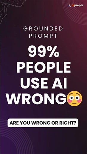 99% People Use AI Wrong… Here’s the Fix 🤔. #ai #chatgpt #Shorts #productivity