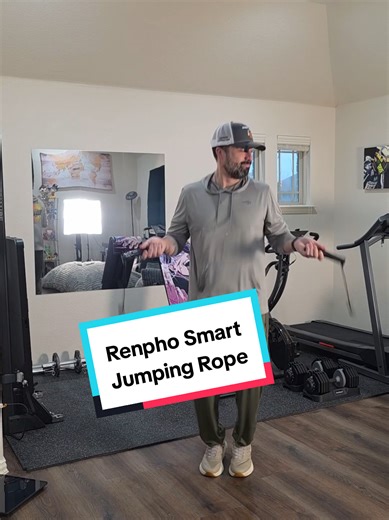 One of the best cardio exercises you can do is rope jumping. You'll be sweating in no time and will get great resistance as well #renpho #ropejumping #cardioworkouts #workoutroutine #gifted