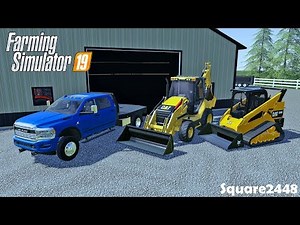 Buying Cat Backhoe & Ram 5500 Flatbed | Used Cat Skidsteer | Landscaping | Upgrades | FS19