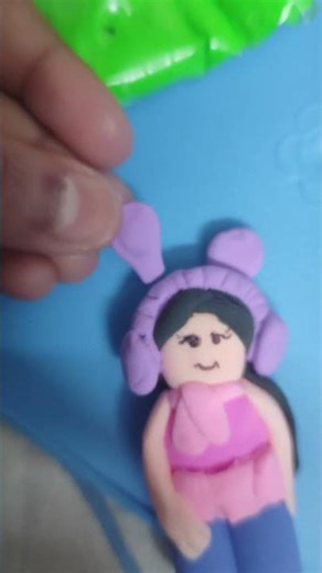 how to make cute DIY doll with clay 🌷💓
