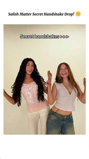 Salish Matter’s Secret Handshake! 🤫✨ You Had to See This! #Shorts