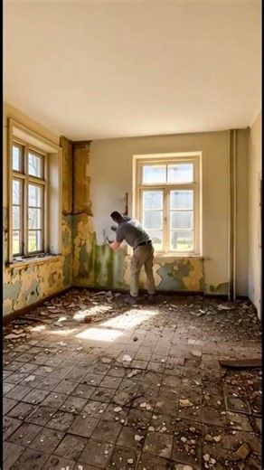 From a damaged bedroom to a semi luxury bedroom — a step by step transformation