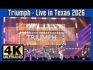 Triumph - LIVE in Irving Texas 2026 - Concert (4K)